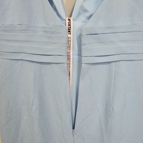 Anthropologie Mac Duggal Sleeveless V-Neck Bow Detail Mermaid Gown - Picture 4 of 7